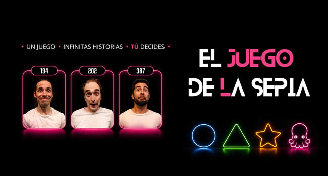 Cartel de El Juego de la Sepia
